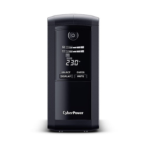 CyberPower VP1000ELCD uninterruptible power supply (UPS) Line-Interactive 1 kVA 550 W 4 AC outlet(s)