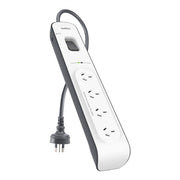 Belkin BSV400AU2M surge protector Grey, White 4 AC outlet(s) 2 m