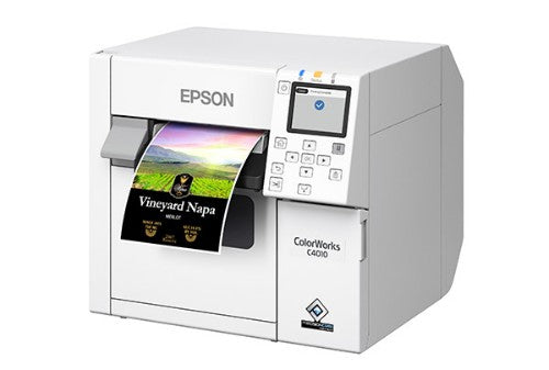 Epson ColorWorks C4010A label printer Inkjet Colour 1200 x 1200 DPI 100 mm/sec Wired Ethernet LAN