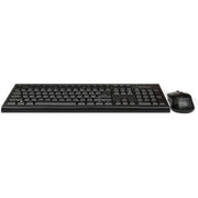 Verbatim Wireless & Mouse Combo keyboard Mouse included Universal RF Wireless QWERTY Black