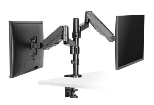 Brateck MABT-LDT16-C024 monitor mount / stand 81.3 cm (32") Black Desk