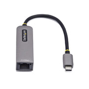 StarTech.com 2.5GbE USB-C to Ethernet Adapter, 100W PD Pass-Through, NBASE-T NIC, USB 3.0 Type-C 2.5/1G Multi Speed Network, Thunderbolt Compatible, Windows & Mac