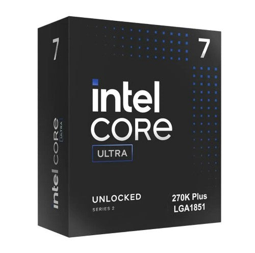 INTEL Intel Core Ultra 7 processor 270K Plus LGA1851 (36M Cache, up to 5.50 GHz)(15th Gen), Integrated Graphics  Please note: No CPU Cooler Included