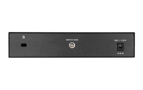 D-Link DGS-1100-08PLV2 network switch Managed L2 Gigabit Ethernet (10/100/1000) Power over Ethernet (PoE) Black