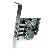 StarTech.com 4 Port PCI Express PCIe SuperSpeed USB 3.0 Controller Card Adapter with UASP - 5Gbps - SATA Power - TAA