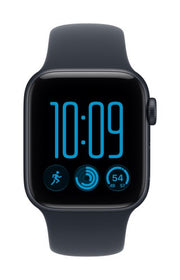 Apple Watch SE (3nd generation) SE 3 GPS 40mm Midnight Aluminium Case with Navy Blue Sport Band - S/M