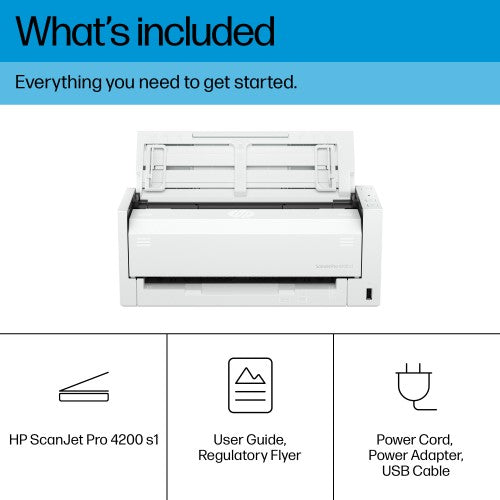 HP ScanJet Pro 4200 s1 ADF scanner 600 x 600 DPI A4 Blue, White