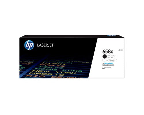 HP 658X High Yield Black Original LaserJet Toner Cartridge
