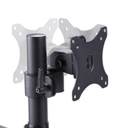 StarTech.com Desk Mount Triple Monitor Arm For Up To Three 27in Screens, VESA 75x75/100x100, Tool-Less Arm Adjustments, C-Clamp/Grommet Mount, Mechanical Spring Arm