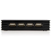 StarTech.com 4 Port Compact Black USB 2.0 Hub - TAA