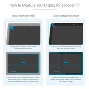 StarTech.com 17.3-inch 16:9 Laptop Privacy Filter, Anti-Glare Privacy Screen w/51% Blue Light Reduction, Notebook Screen Protector w/ +/- 30 Degrees Viewing Angle, Matte/Glossy