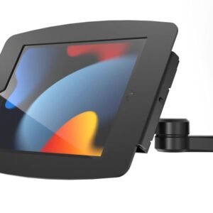Compulocks Secure Space Enclosure With 360 Degree Counter Stand For iPad 10.2" - Black